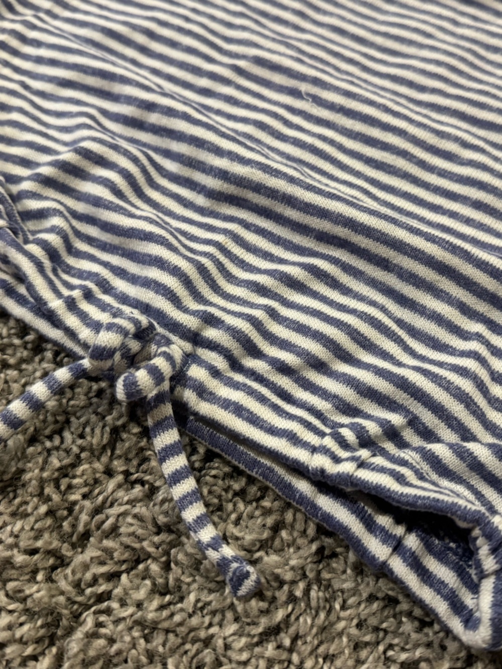 GAP Blue and White Tie-Dye Hooded Top - Picture 3 of 11